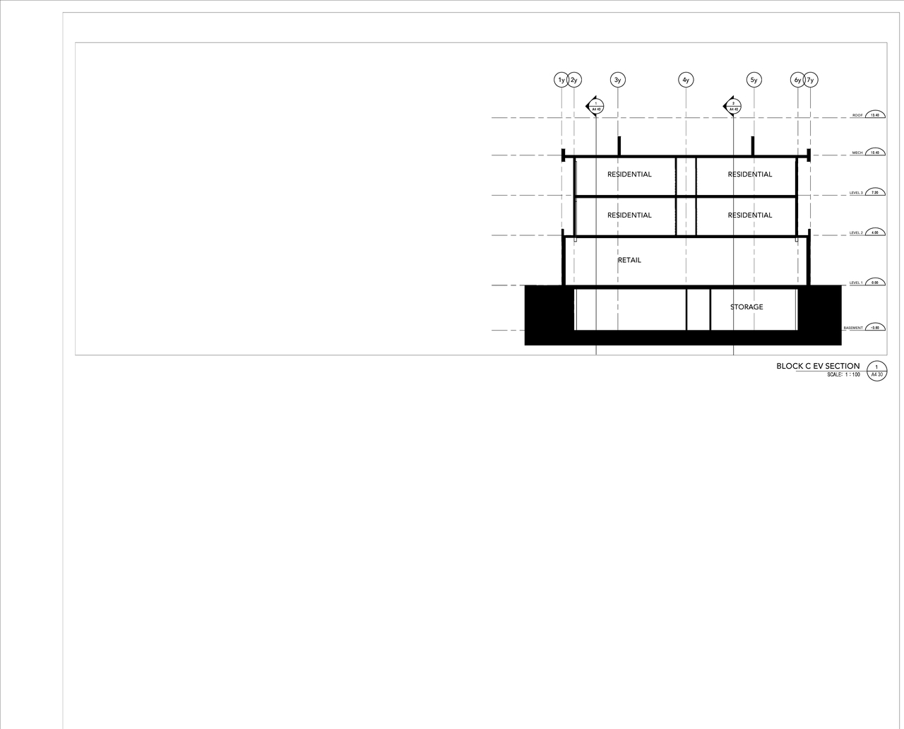 Image from page 25 of the file '2021-12-24 - Floor Plans and Elevations (Commercial Blocks A through D) - D07-12-21-0224'
