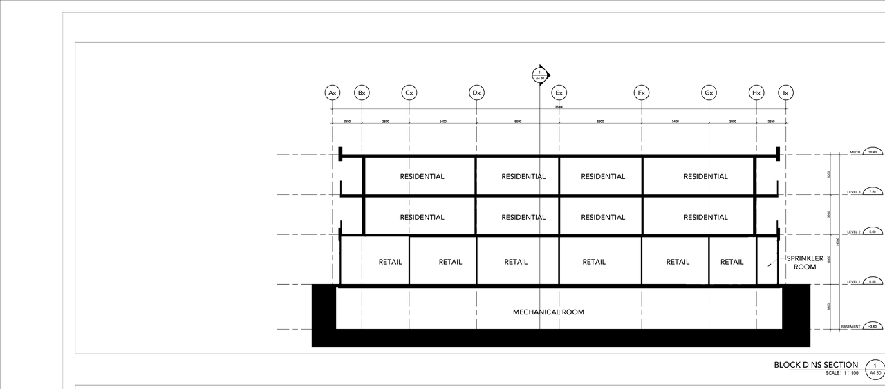 Image from page 27 of the file '2021-12-24 - Floor Plans and Elevations (Commercial Blocks A through D) - D07-12-21-0224'