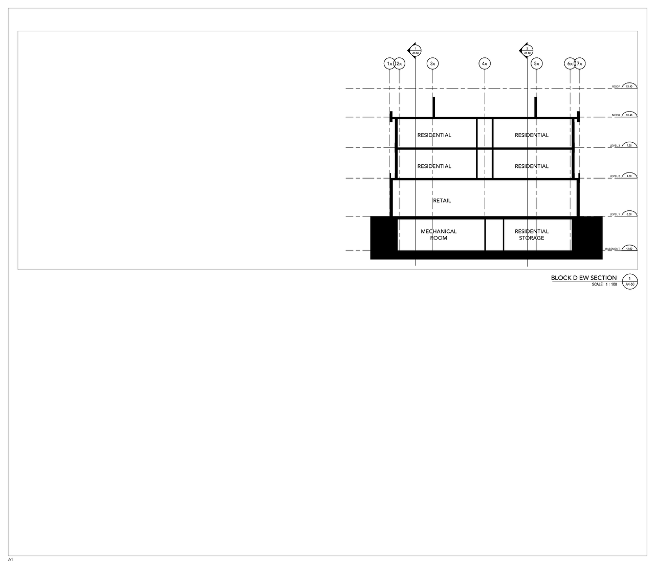Image from page 28 of the file '2021-12-24 - Floor Plans and Elevations (Commercial Blocks A through D) - D07-12-21-0224'