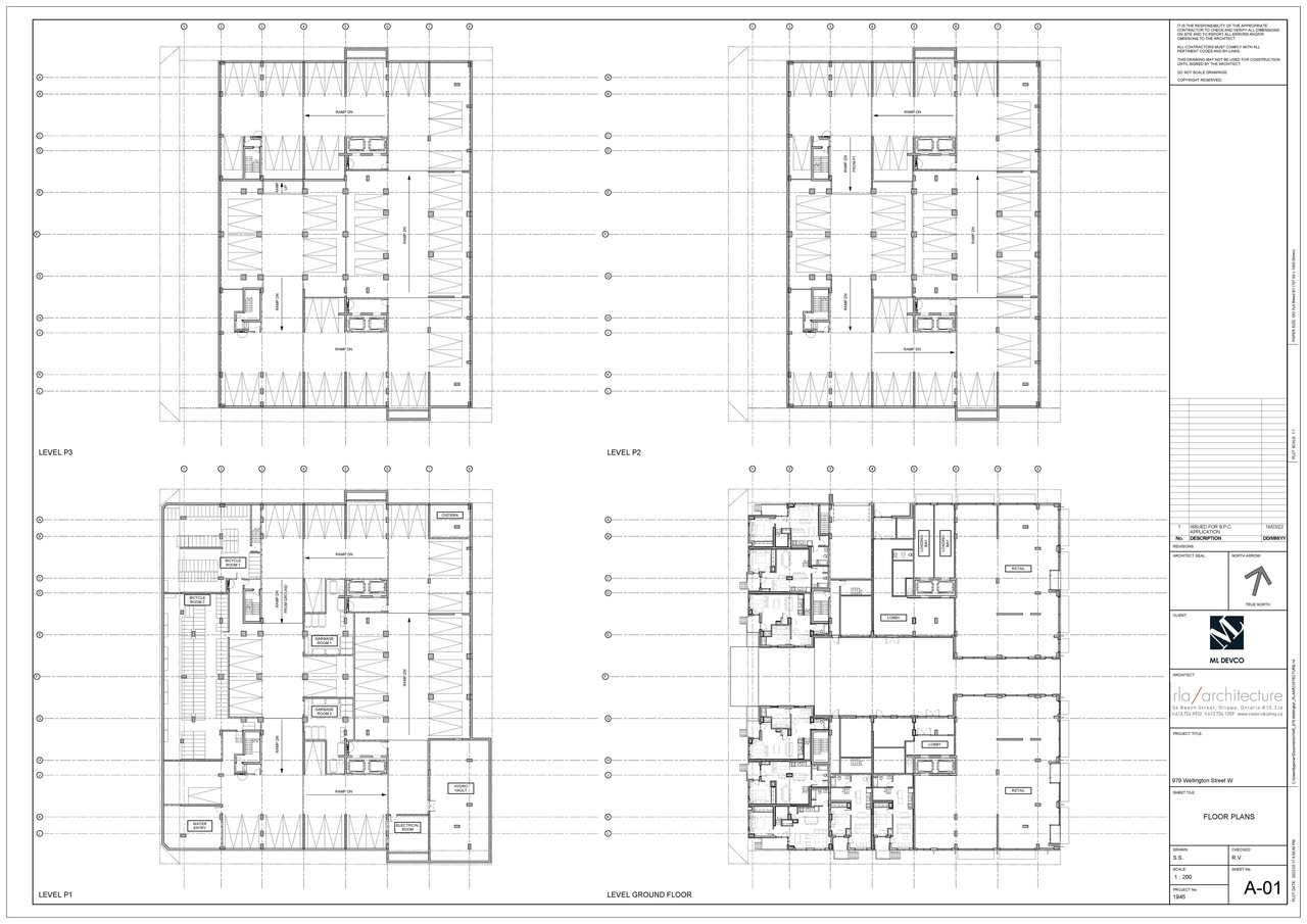 Floor plan for project from page 1 of the file '2022-03-28 - Floor Plans - D07-12-21-0228'