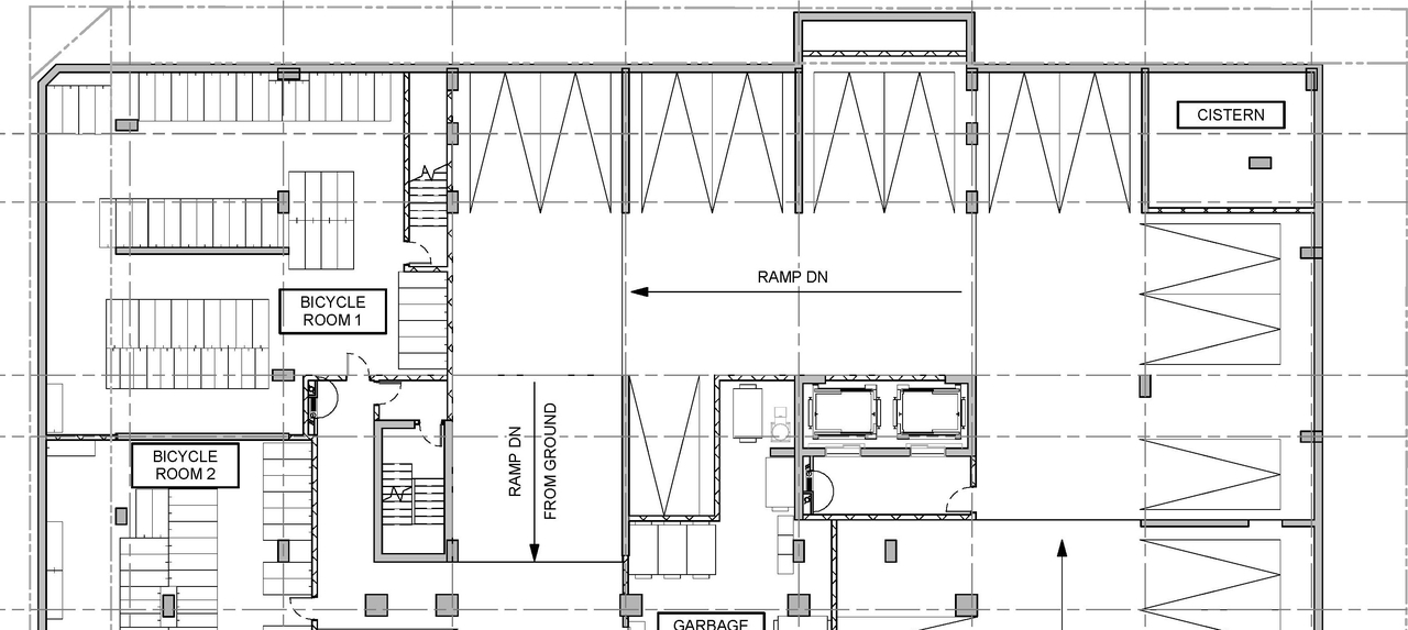 Construction site plan for project from page 1 of the file '2022-03-28 - Floor Plans - D07-12-21-0228'