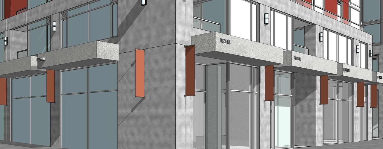 Rendering of building from page 11 of the file '2022-03-28 - Floor Plans - D07-12-21-0228'