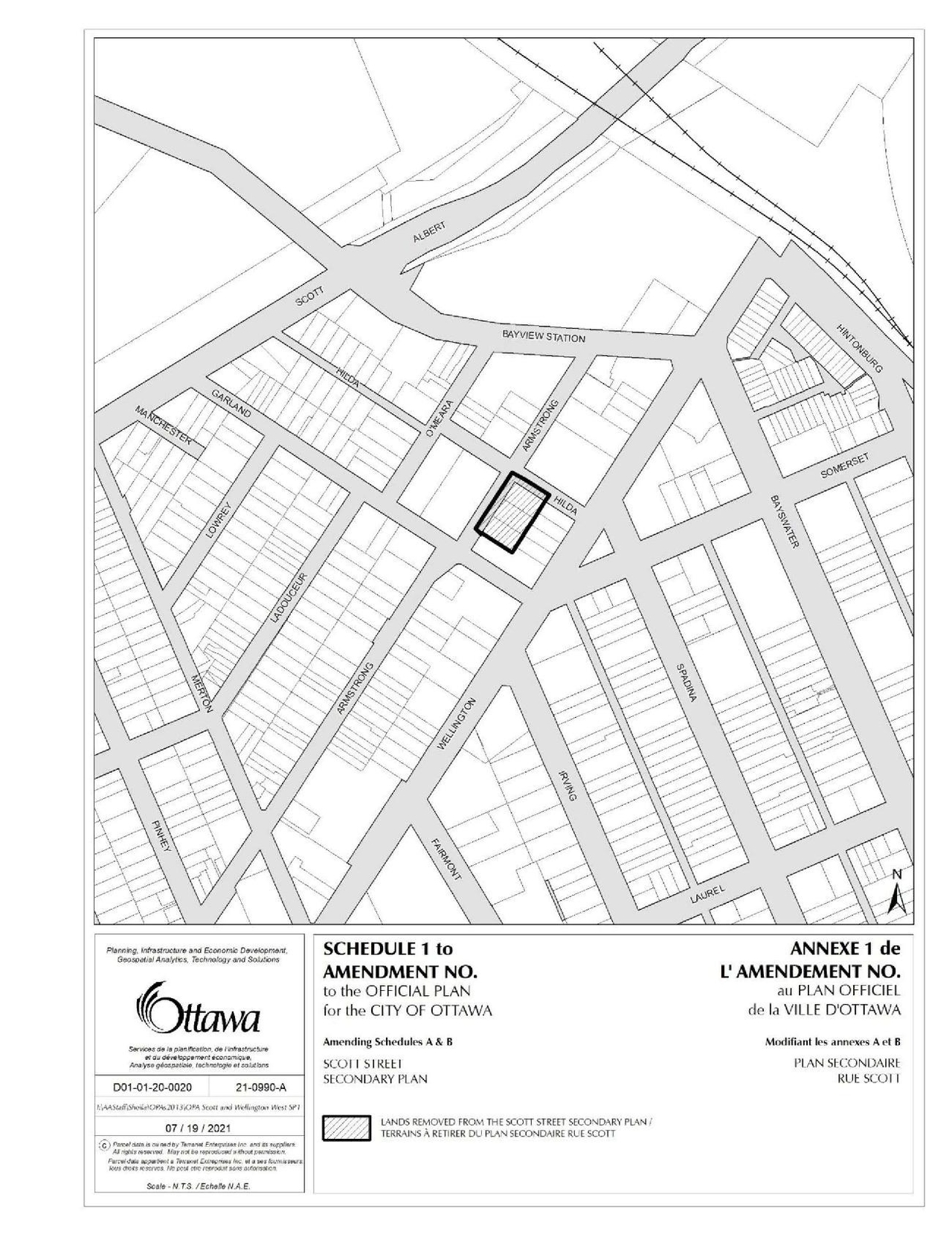 Construction site plan for project from page 64 of the file '2022-03-28 - Planning Rationale and Design Brief - D07-12-21-0228'