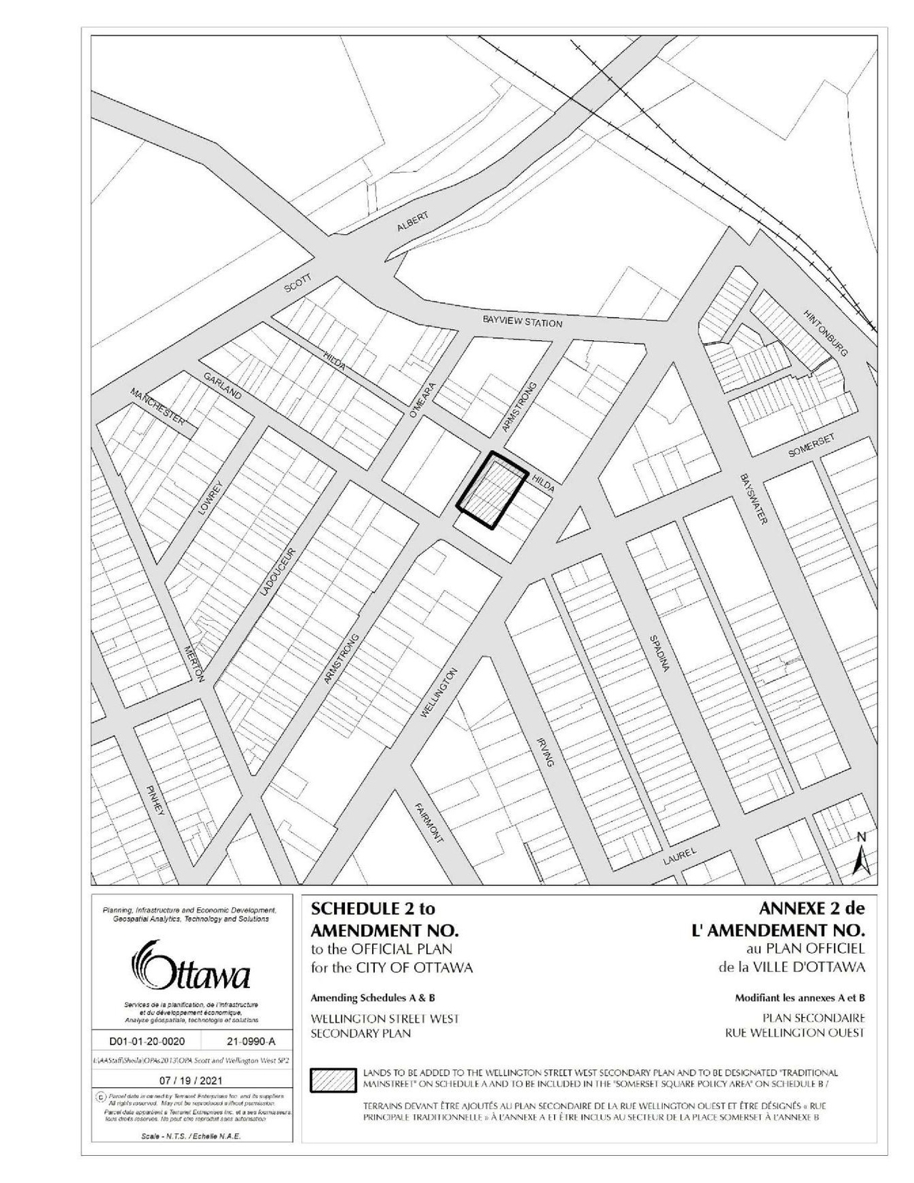 Construction site plan for project from page 65 of the file '2022-03-28 - Planning Rationale and Design Brief - D07-12-21-0228'