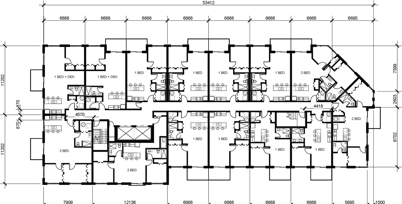 Floor plan for project from page 34 of the file '2022-05-17 - Architectural Design Brief - D07-12-21-0229'