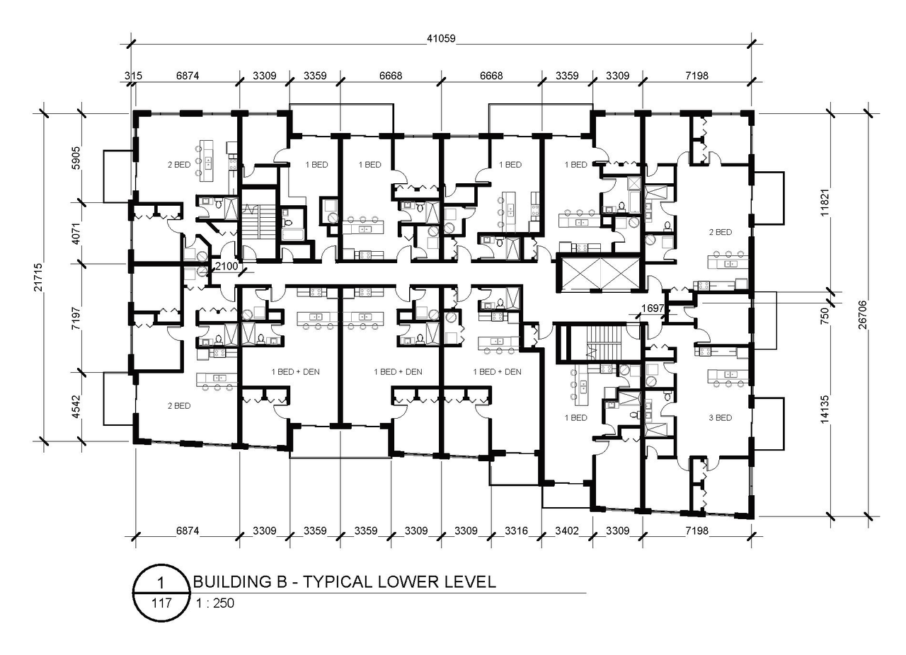 Floor plan for project from page 37 of the file '2022-05-17 - Architectural Design Brief - D07-12-21-0229'