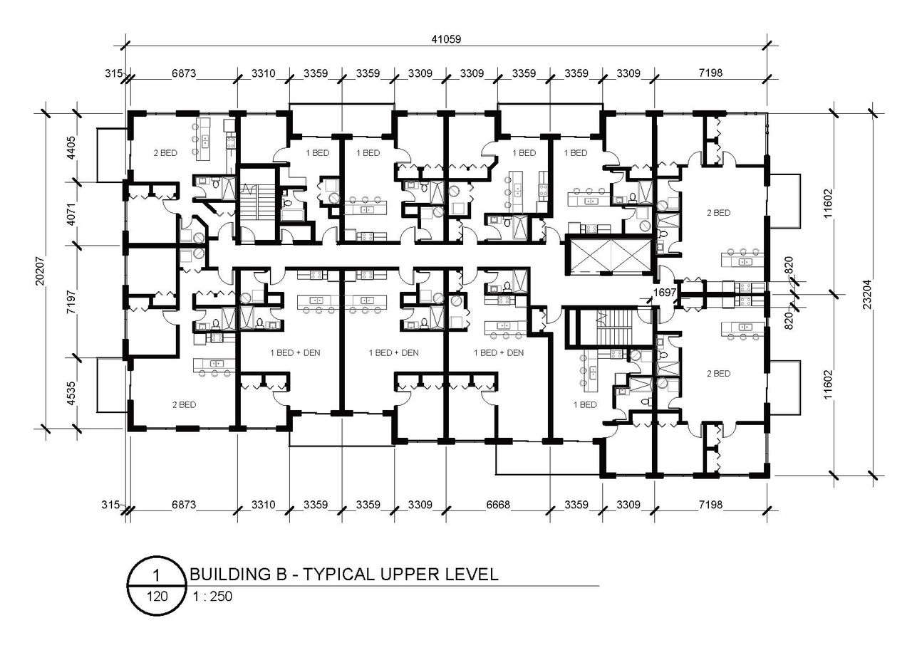 Floor plan for project from page 38 of the file '2022-05-17 - Architectural Design Brief - D07-12-21-0229'