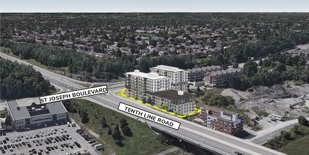 Rendering of building from page 14 of the file '2021-12-29 - Architectural Design Brief - D07-12-21-0229'