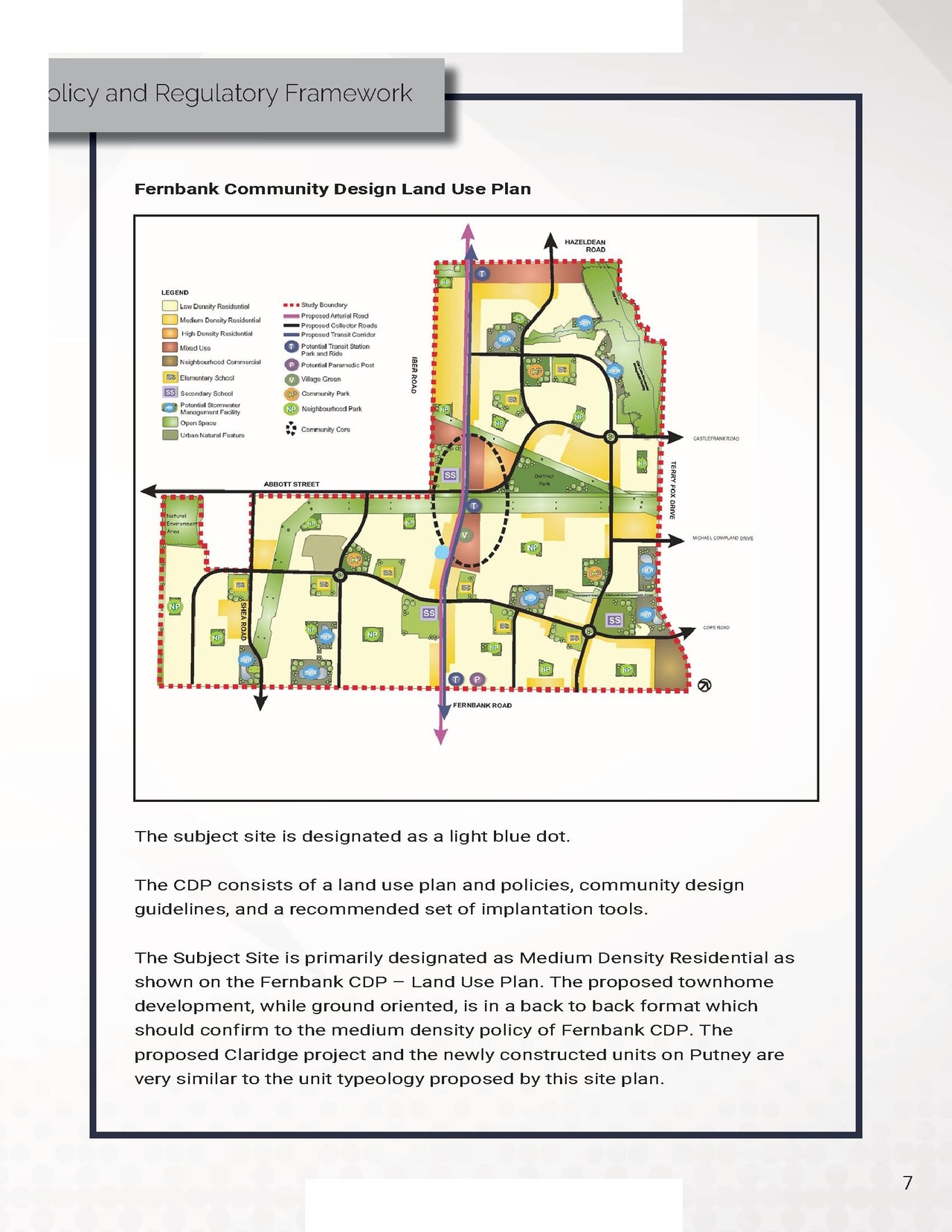 Construction site plan for project from page 7 of the file '2022-06-22 Rationale and Design Brief D07-12-21-0230'