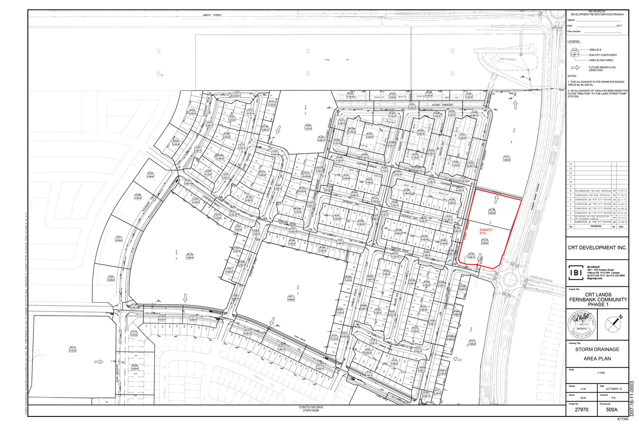 Construction site plan for project from page 125 of the file '2022-01-19 - Design Brief - D07-12-21-0230'