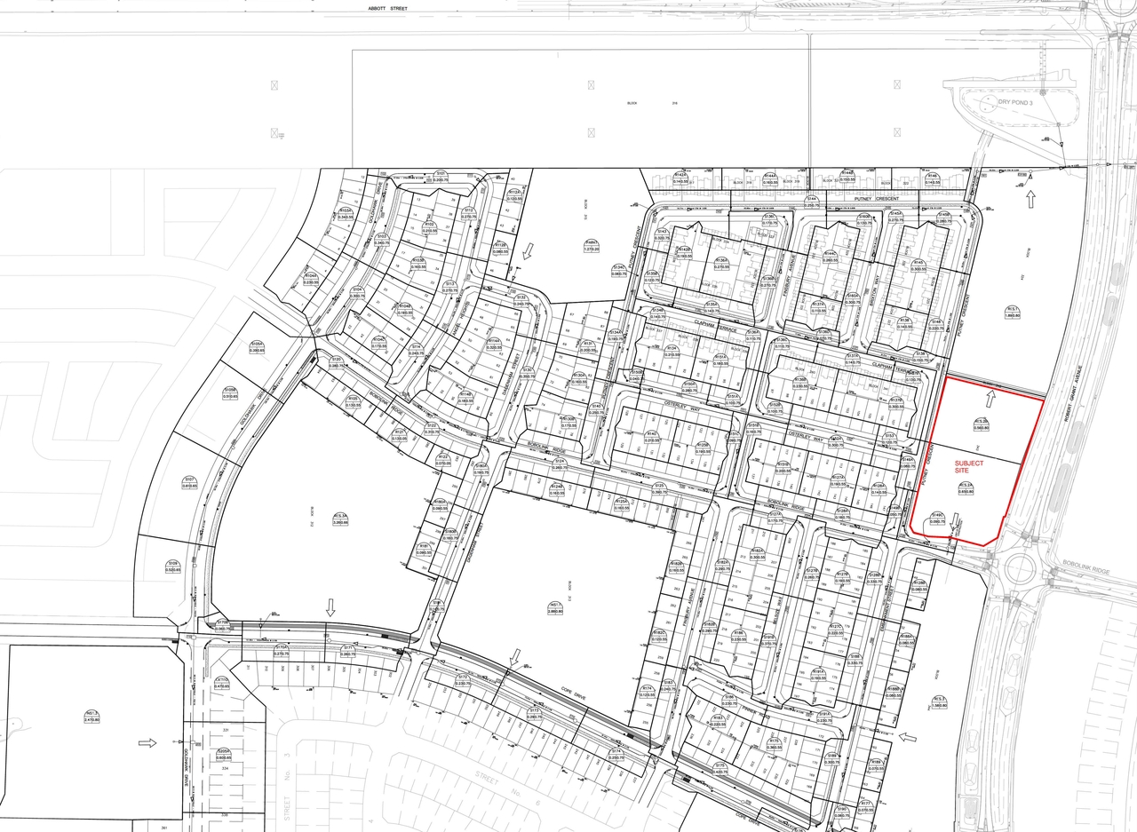 Construction site plan for project from page 125 of the file '2022-01-19 - Design Brief - D07-12-21-0230'