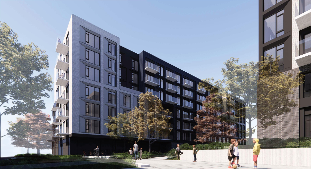 Rendering of building from page 8 of the file '2022-12-07 - Perspectives - D07-12-21-0238'