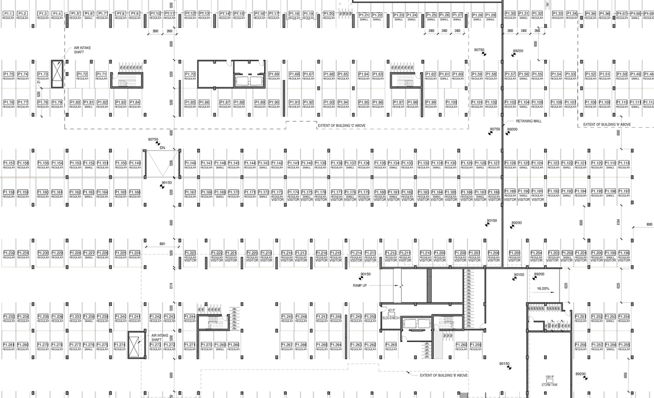 Floor plan for project from page 1 of the file '2022-12-07 - Floor Plan 7th Floor - D07-12-21-0238'