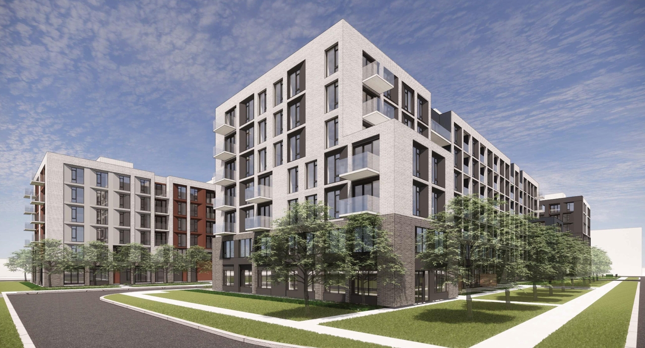 Rendering of building from page 5 of the file '2021-12-30 - Perspectives - D07-12-21-0238'