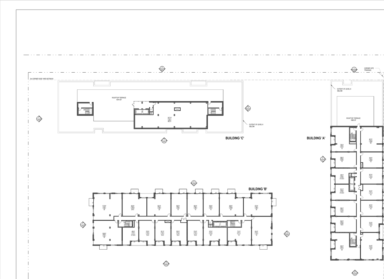Construction site plan for project from page 6 of the file '2021-12-30 - Floor Plans - D07-12-21-0238'