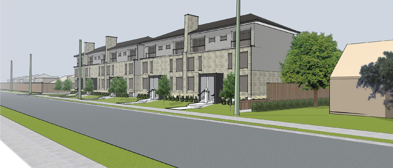 Rendering of building from page 7 of the file '2021-12-31 - Urban Design Brief - D07-12-21-0239'