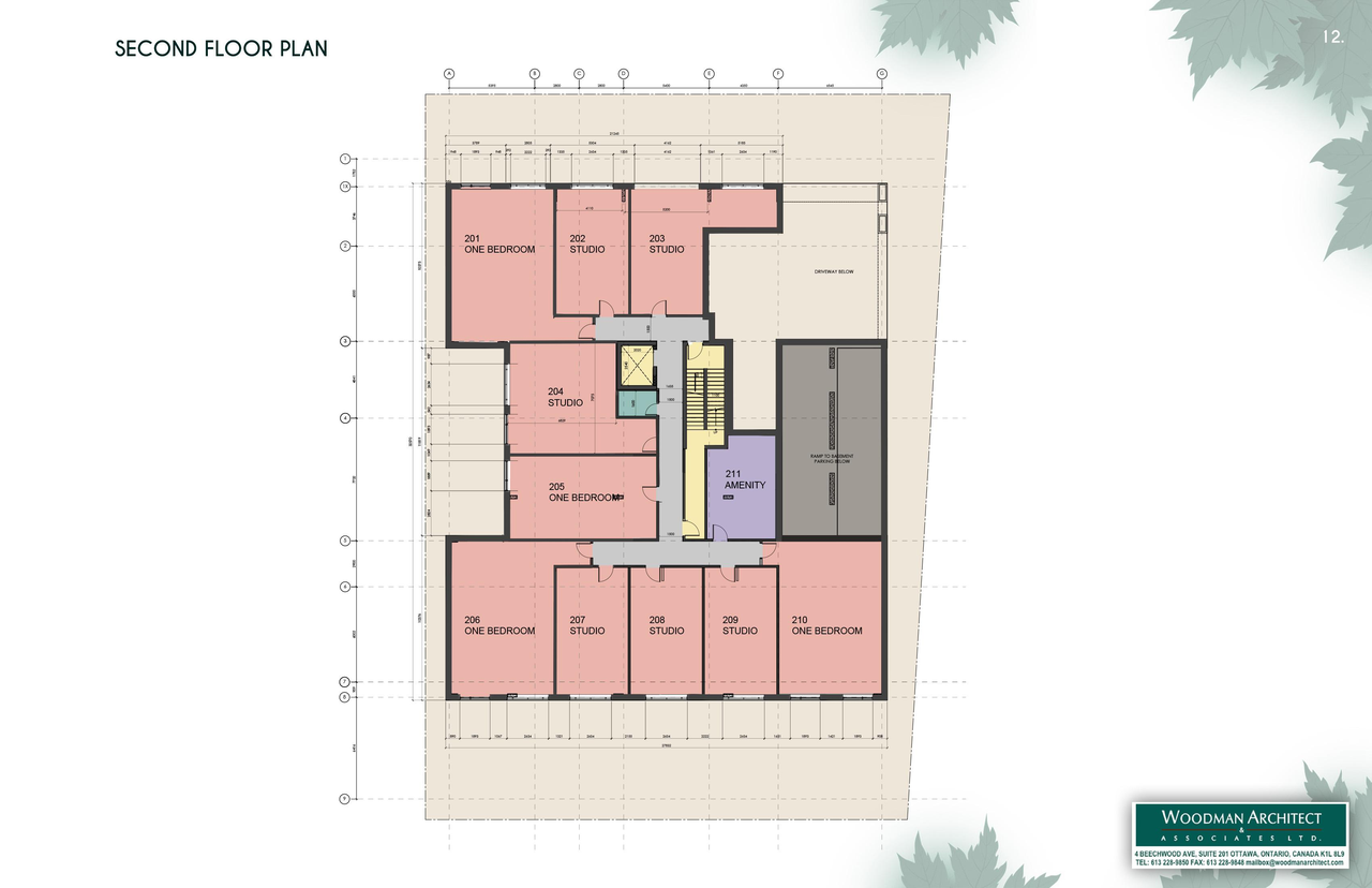 Floor plan for project from page 14 of the file '2022-01-05 - Design Brief - D07-12-22-0001'