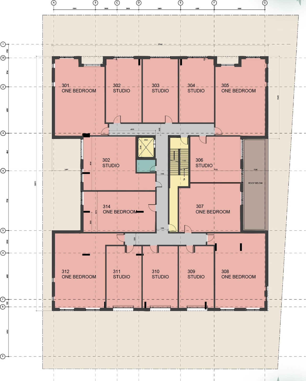 Construction site plan for project from page 15 of the file '2022-01-05 - Design Brief - D07-12-22-0001'
