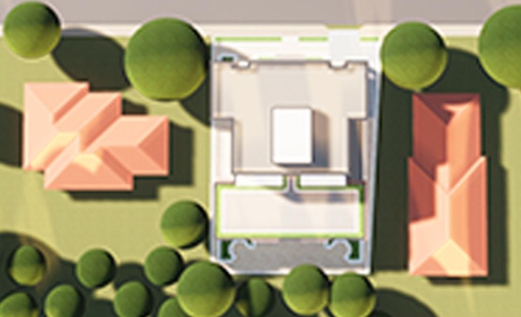Construction site plan for project from page 29 of the file '2022-01-05 - Design Brief - D07-12-22-0001'