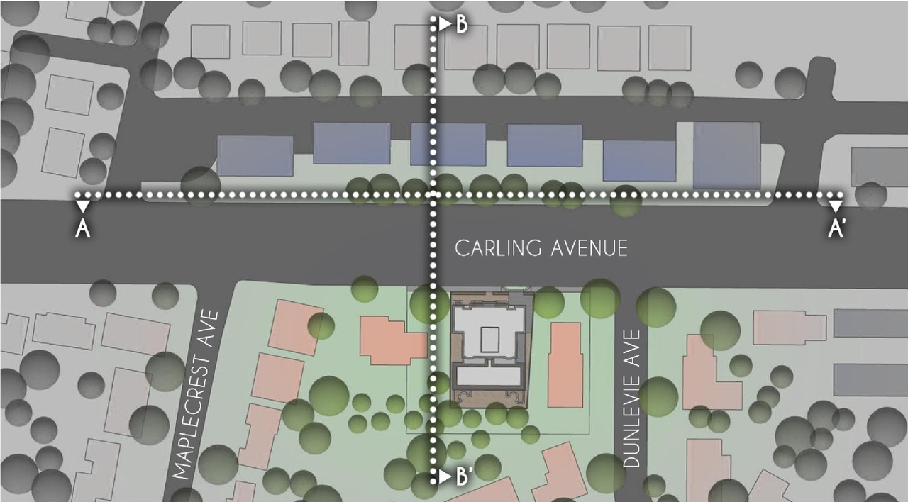 Construction site plan for project from page 31 of the file '2022-01-05 - Design Brief - D07-12-22-0001'