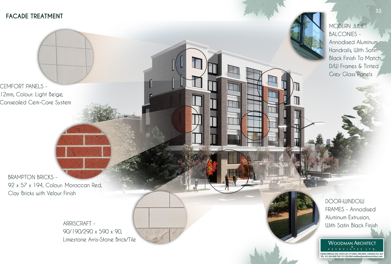 Rendering of building from page 34 of the file '2022-01-05 - Design Brief - D07-12-22-0001'