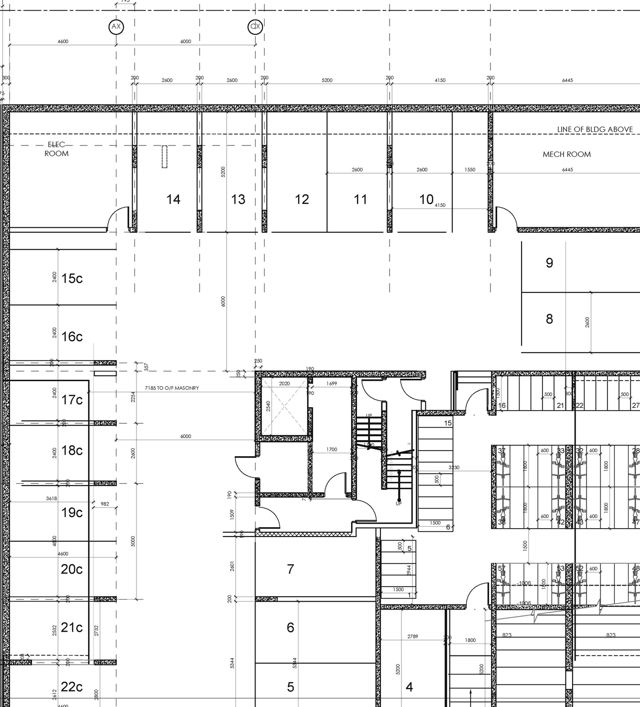 Floor plan for project from page 2 of the file '2022-01-05 - Site Plan and Floor Plans - D07-12-22-0001'