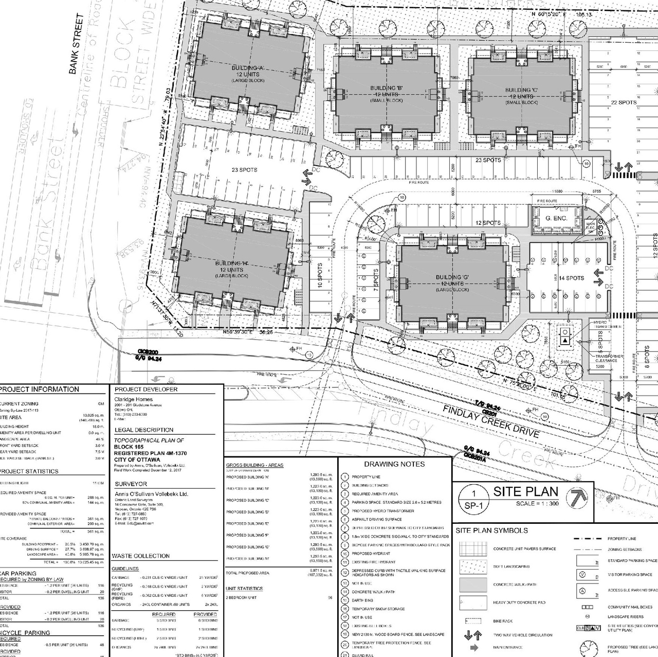 Construction site plan for project from page 23 of the file '2022-01-26 - Design Brief - D07-12-22-0011'