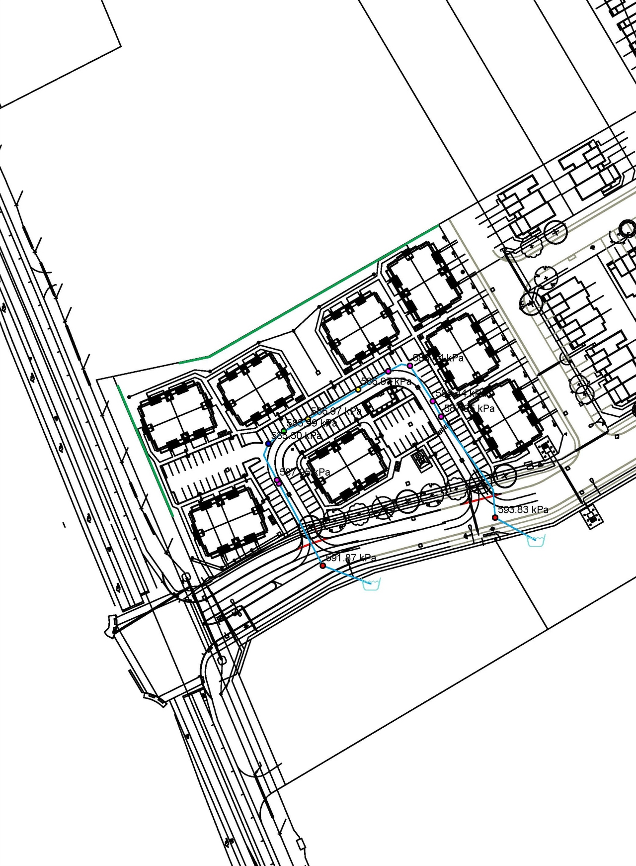 Construction site plan for project from page 29 of the file '2022-01-26 - Design Brief - D07-12-22-0011'