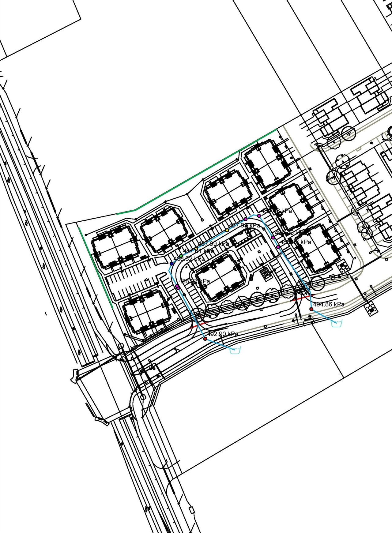 Construction site plan for project from page 36 of the file '2022-01-26 - Design Brief - D07-12-22-0011'