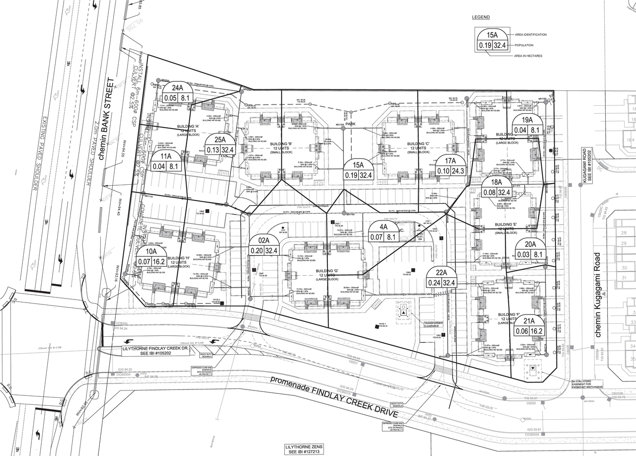 Construction site plan for project from page 41 of the file '2022-01-26 - Design Brief - D07-12-22-0011'