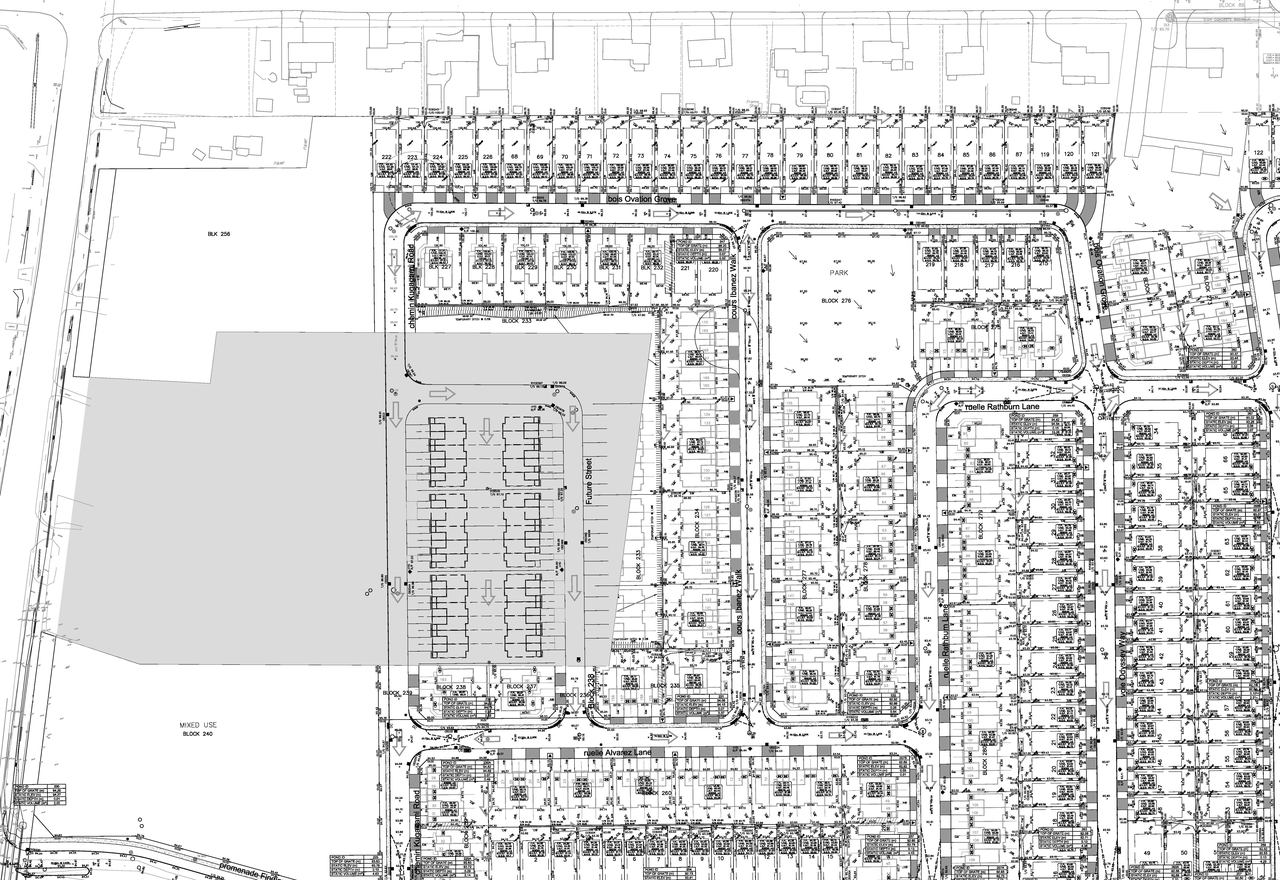 Construction site plan for project from page 49 of the file '2022-01-26 - Design Brief - D07-12-22-0011'