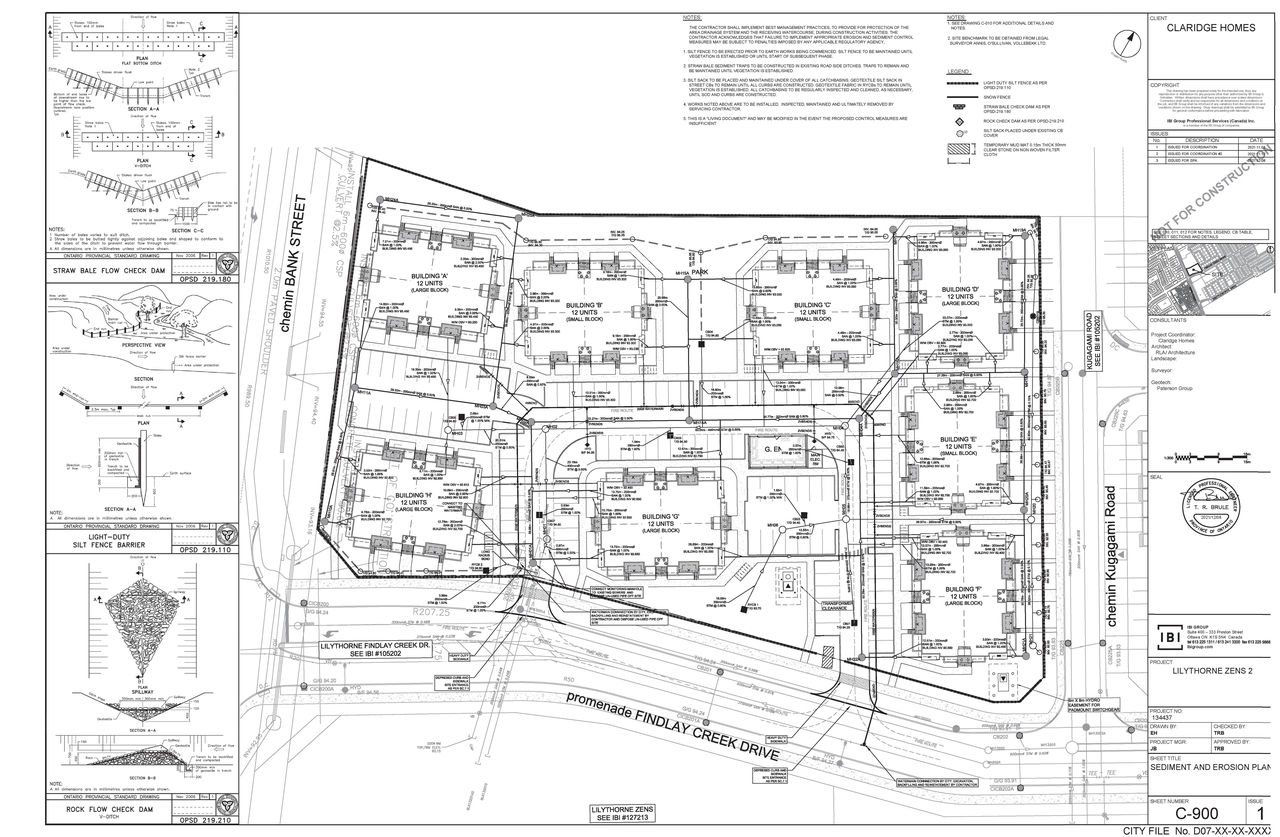 Construction site plan for project from page 56 of the file '2022-01-26 - Design Brief - D07-12-22-0011'
