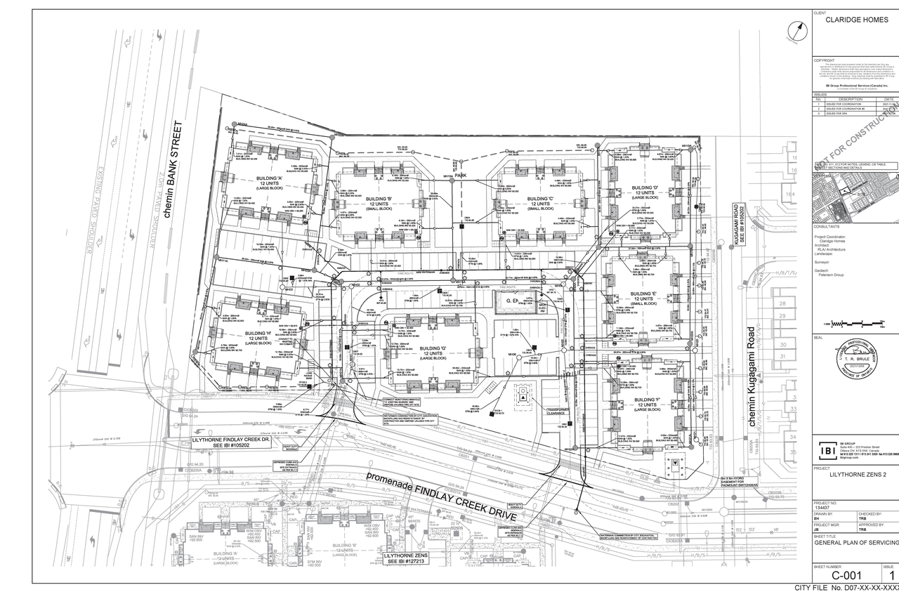 Construction site plan for project from page 58 of the file '2022-01-26 - Design Brief - D07-12-22-0011'