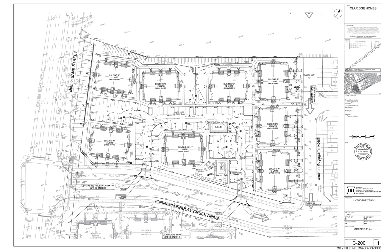 Construction site plan for project from page 60 of the file '2022-01-26 - Design Brief - D07-12-22-0011'