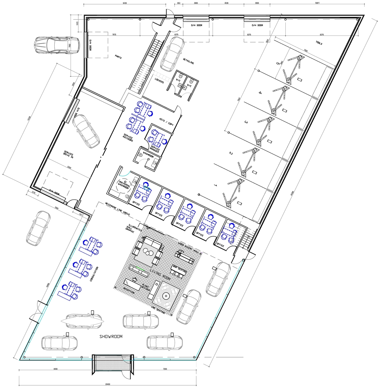 Construction site plan for project from page 1 of the file '2022-01-26 - Ground Floor Plan - D07-12-22-0012'