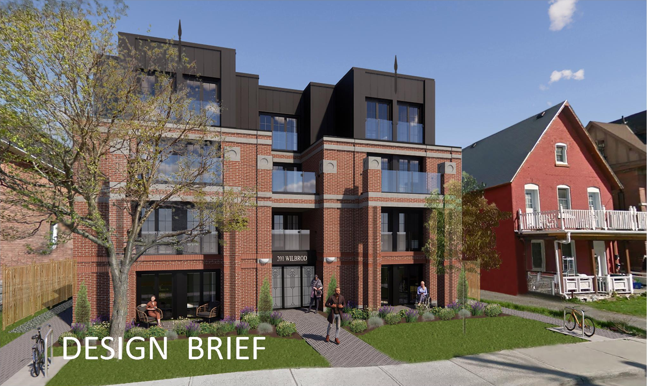 Rendering of building from page 1 of the file '2022-02-01 - Design Brief - D07-12-22-0016'