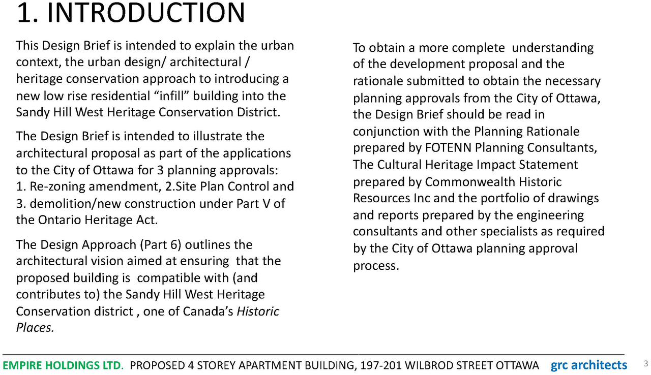 Construction site plan for project from page 3 of the file '2022-02-01 - Design Brief - D07-12-22-0016'