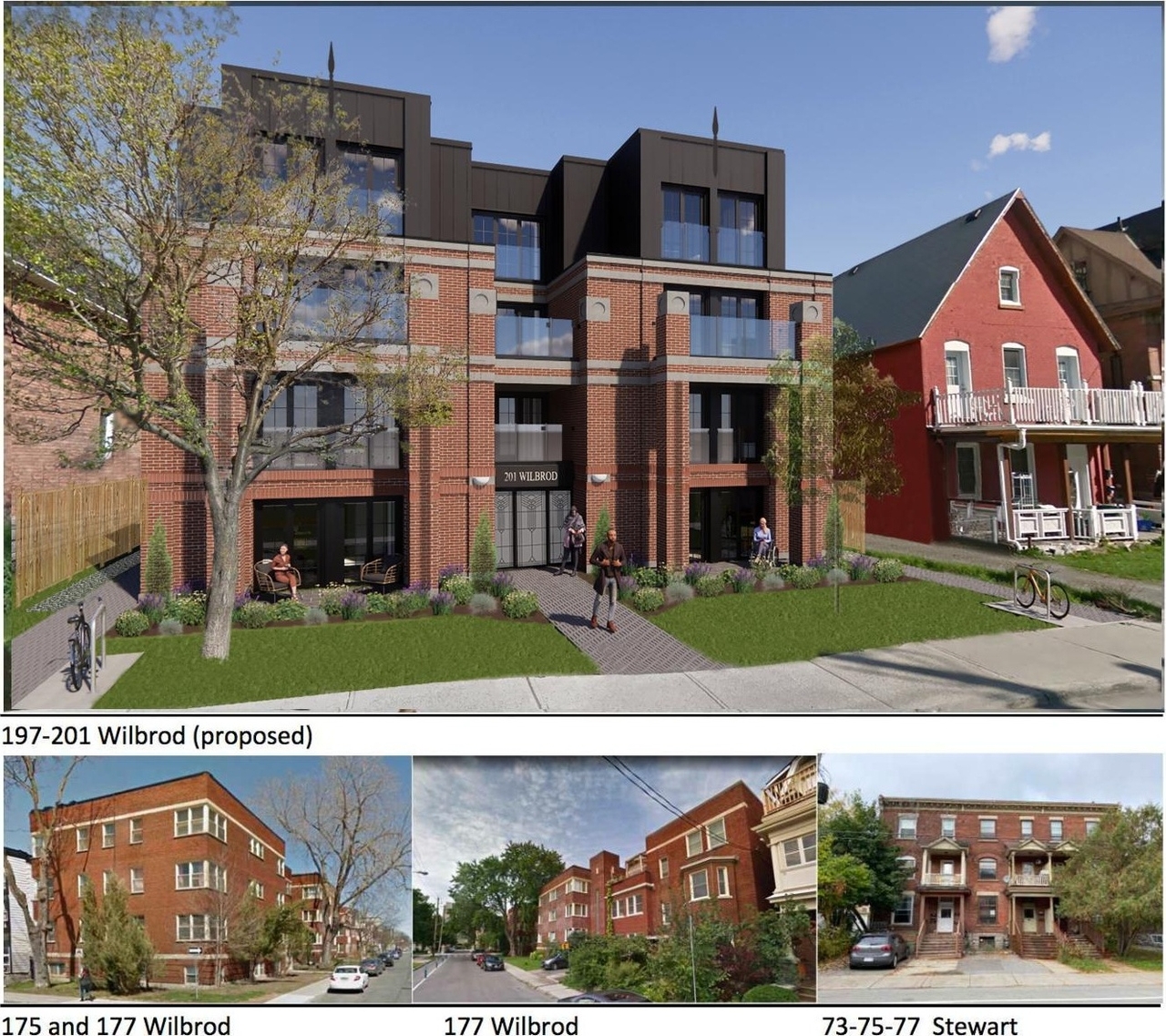 Rendering of building from page 32 of the file '2022-02-01 - Design Brief - D07-12-22-0016'