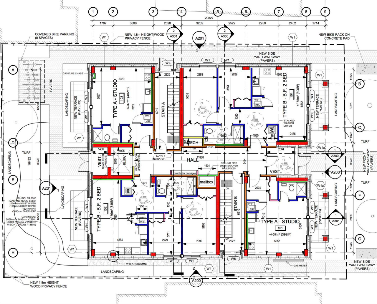 Floor plan for project from page 53 of the file '2022-02-01 - Design Brief - D07-12-22-0016'