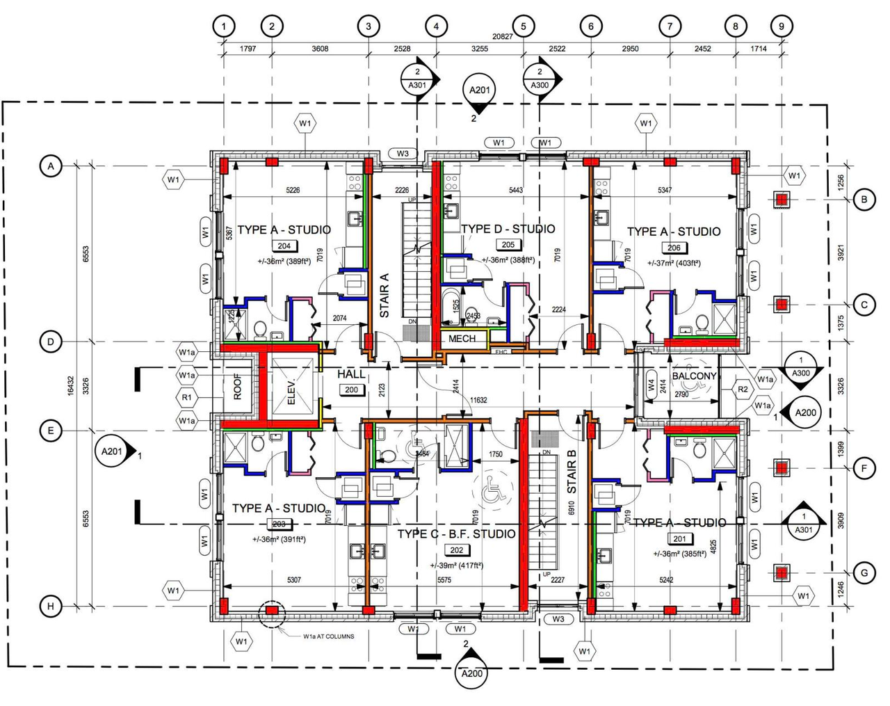 Floor plan for project from page 54 of the file '2022-02-01 - Design Brief - D07-12-22-0016'