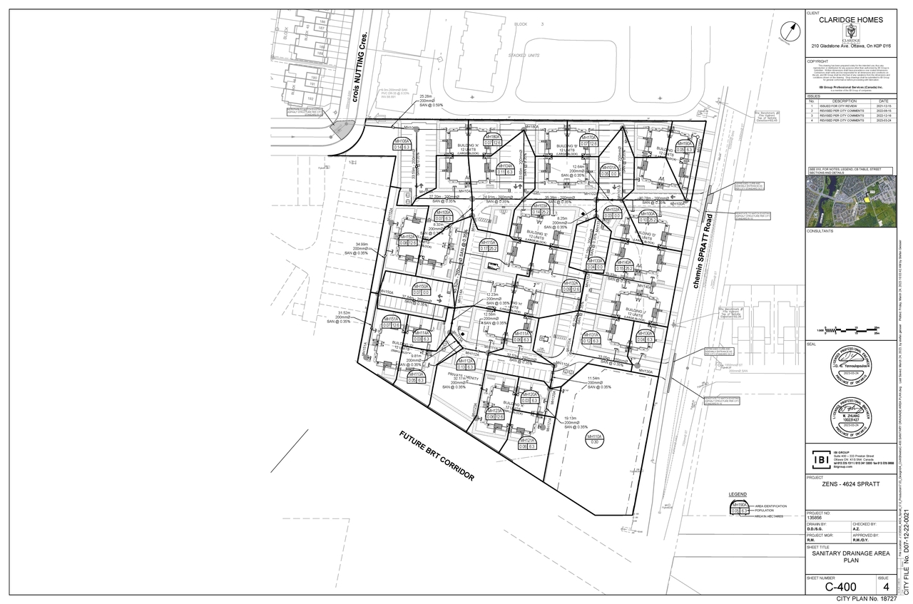 Construction site plan for project from page 73 of the file '2023-07-17 - Design Brief - D07-12-22-0021'