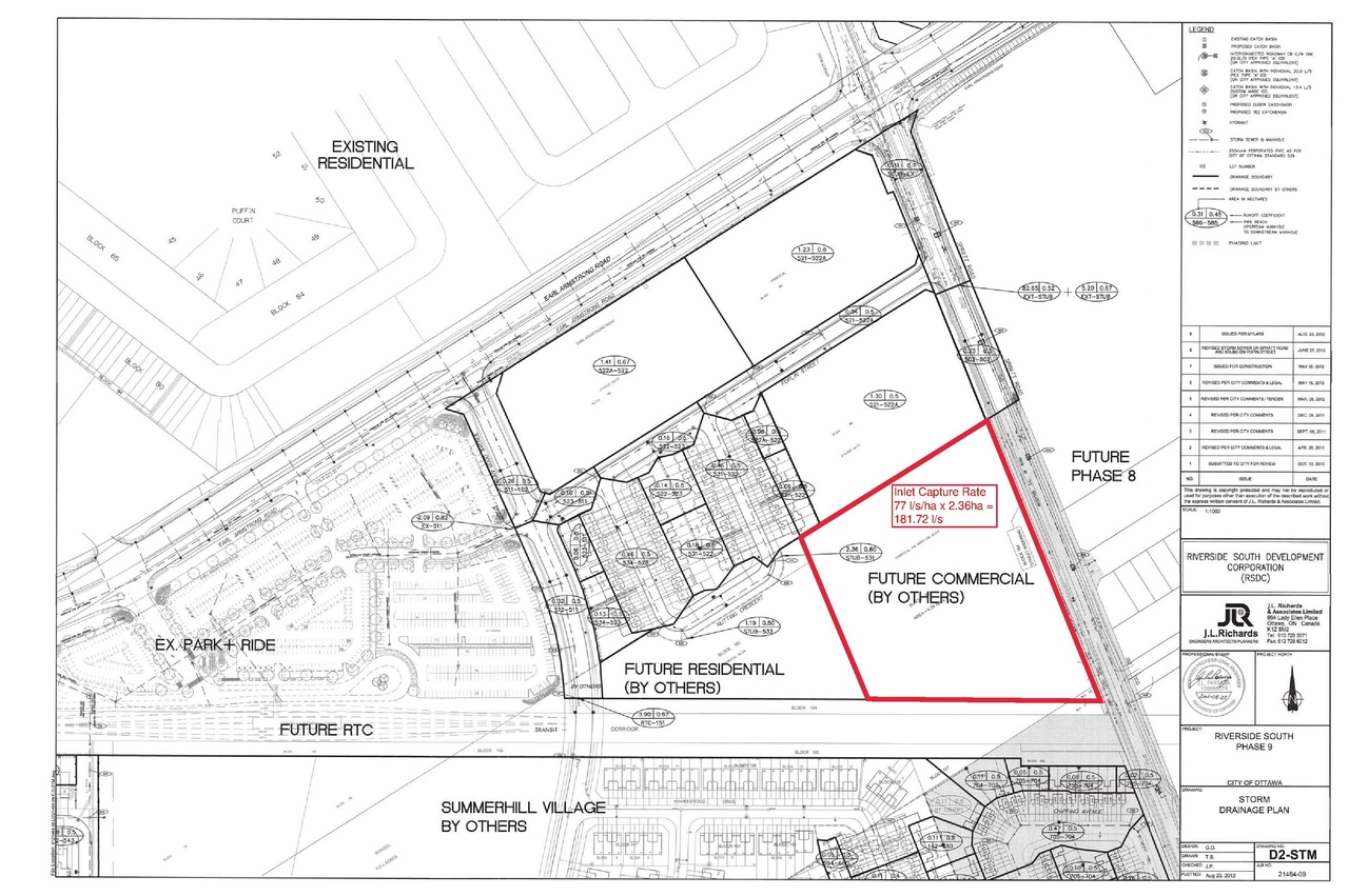 Construction site plan for project from page 77 of the file '2023-07-17 - Design Brief - D07-12-22-0021'