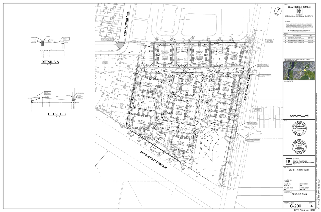 Construction site plan for project from page 88 of the file '2023-07-17 - Design Brief - D07-12-22-0021'