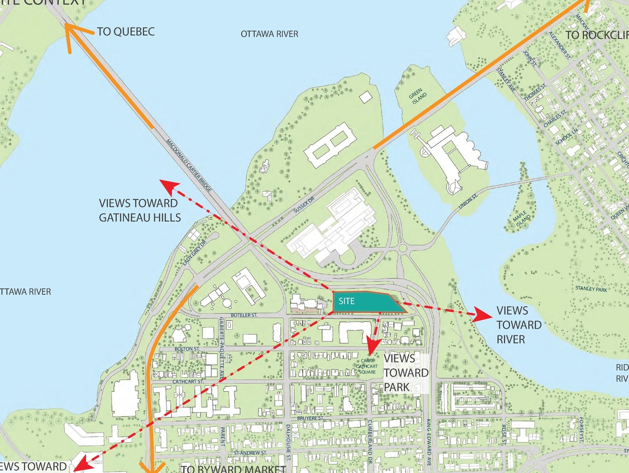 Construction site plan for project from page 4 of the file '2022-03-23 - UDRP Formal Review - D07-12-22-0041'