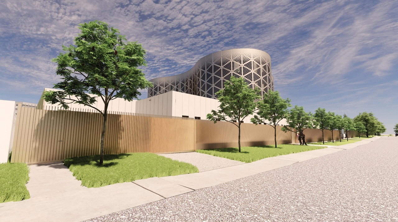 Rendering of building from page 4 of the file '2023-09-25 - Renderings - D07-12-22-0041'