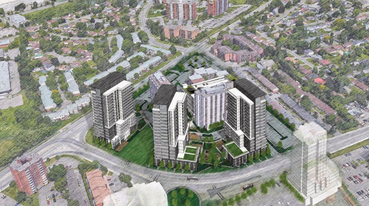 Rendering of building from page 3 of the file '2022-03-18 - Rendering Package - D07-12-22-0044'