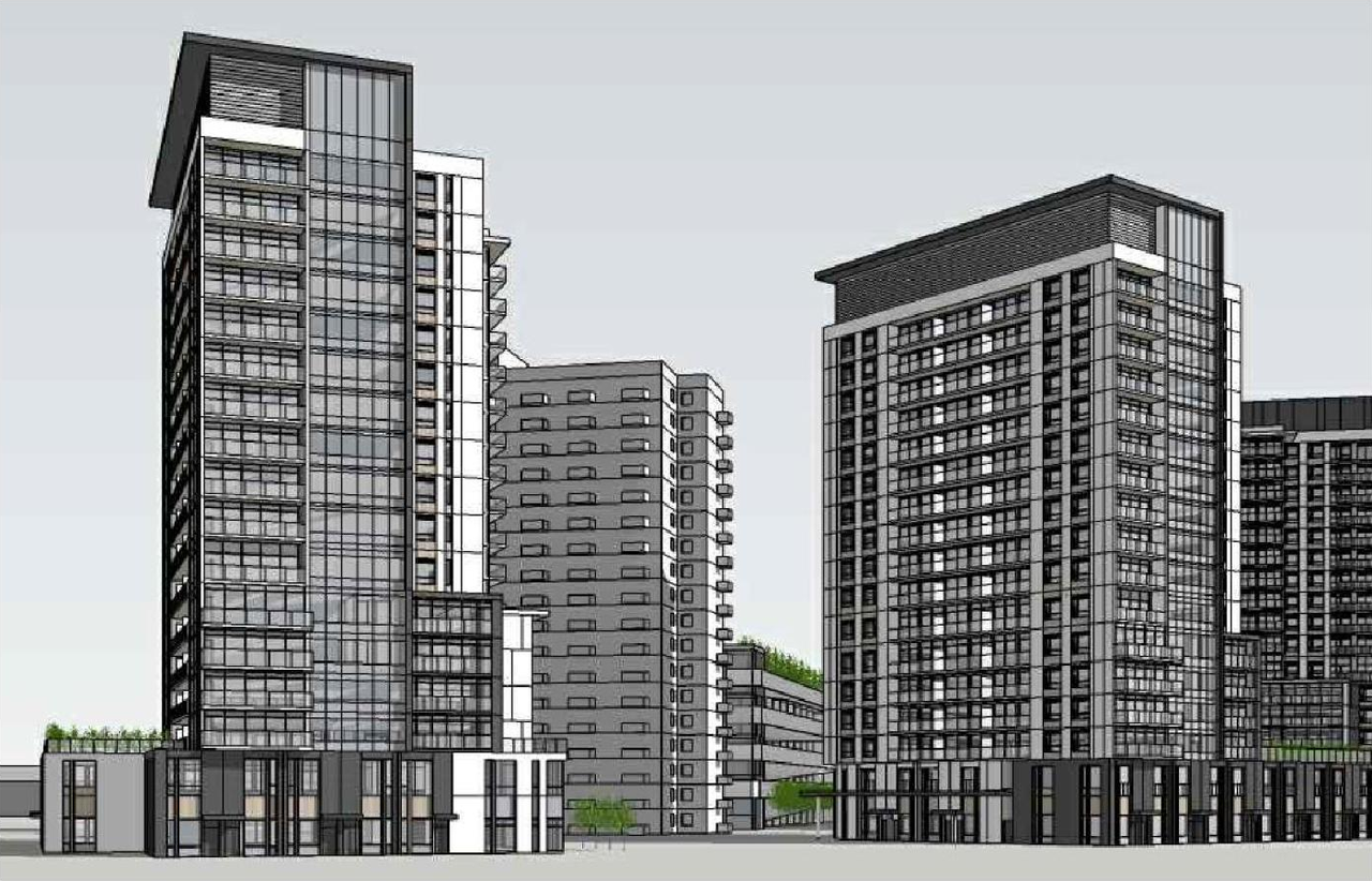 Rendering of building from page 15 of the file '2022-03-18 - Planning Rationale & Design Brief - D07-12-22-0044'