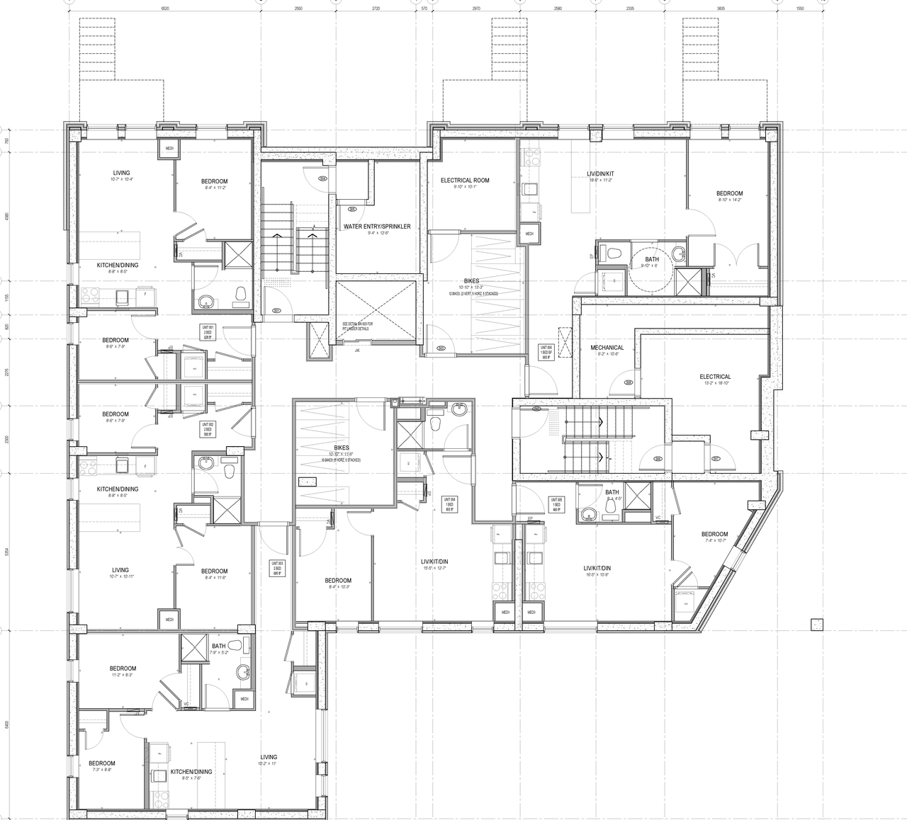 Construction site plan for project from page 1 of the file '2022-08-29 - Floor Plan & Elevations - D07-12-22-0049'