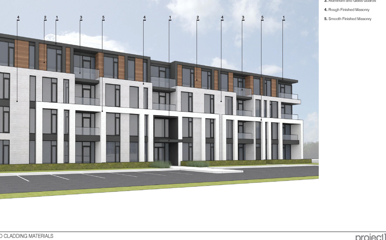 Rendering of building from page 8 of the file '2022-03-28 - Design Brief - D07-12-22-0050'