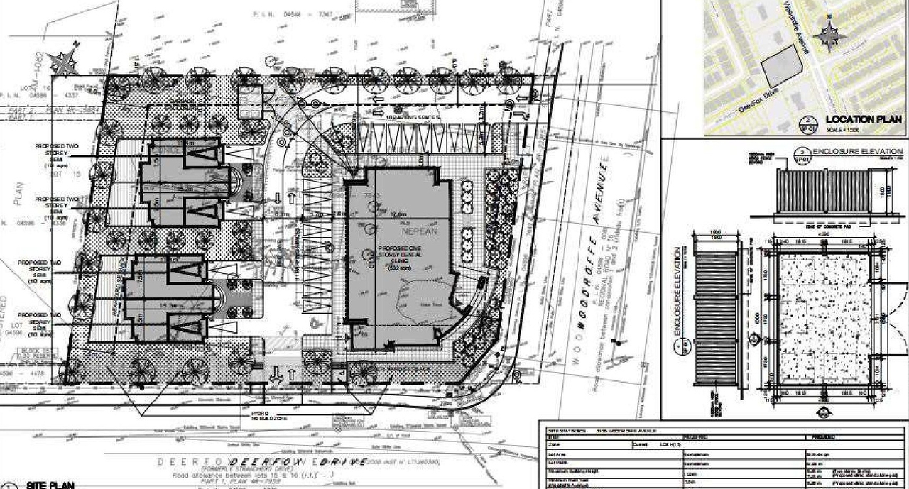 Construction site plan for project from page 11 of the file '2022-04-04 - Design Brief - D07-12-22-0055'